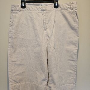 Van Heusen Cream Bermudas Shorts